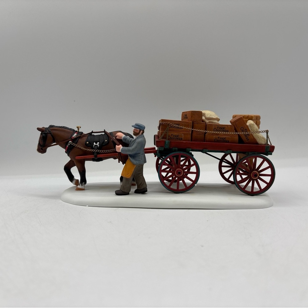 Department 56 2000 Vintage HVC DVS Gourmet Chocolates Delivery Wagon 56.58523